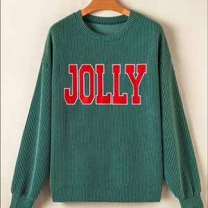 Jolly Green Crew Neck Sweater